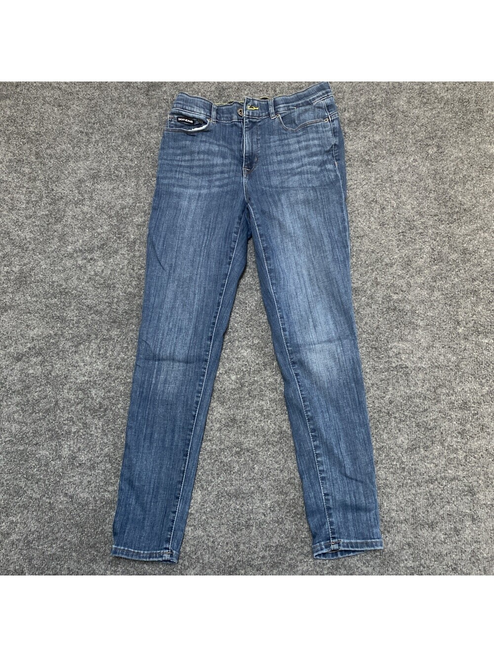 Dkny Womens Bleecker Shaping Skinny Jeans 29/8  Blue Cotton 65